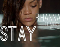 Stay-Rihanna ft. Mikky Ekko钢琴谱文件(五线谱、双手简谱、数字谱、Midi、PDF)免费下载