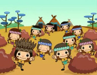 十个小印第安人钢琴谱文件(五线谱、双手简谱、数字谱、Midi、PDF)免费下载