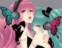 MagNet-流星P-初音ミク和巡音ルカ钢琴谱文件(五线谱、双手简谱、数字谱、Midi、PDF)免费下载