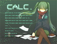 Calc.-初音ミク钢琴谱文件(五线谱、双手简谱、数字谱、Midi、PDF)免费下载