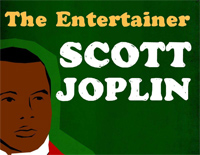 The Entertainer-骗中骗 主题曲-Scott Joplin钢琴谱文件(五线谱、双手简谱、数字谱、Midi、PDF)免费下载