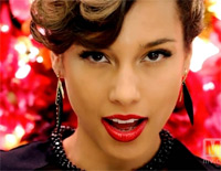 Girl On Fire - Alicia Keys ft. Nicki Minaj钢琴谱文件（五线谱、双手简谱、数字谱、Midi、PDF）免费下载