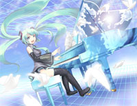 虽然歌声无形-歌に形はないけれど-初音ミク钢琴谱文件(五线谱、双手简谱、数字谱、Midi、PDF)免费下载
