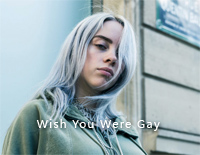 Wish You Were Gay-Billie Eilish钢琴谱文件(五线谱、双手简谱、数字谱、Midi、PDF)免费下载