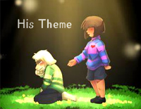 His Theme-Undertale背景音乐钢琴谱文件(五线谱、双手简谱、数字谱、Midi、PDF)免费下载