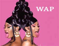 WAP-Cardi B ft Megan Thee Stallion钢琴谱文件(五线谱、双手简谱、数字谱、Midi、PDF)免费下载
