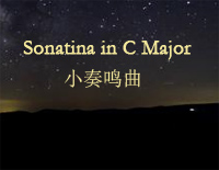 小奏鸣曲-C调简易版钢琴谱文件(五线谱、双手简谱、数字谱、Midi、PDF)免费下载