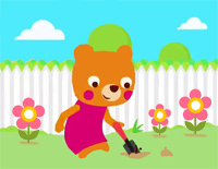 花园种花-在小小的花园里面挖呀挖呀挖-四手联弹版-人人钢琴网