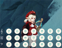 天真的橡皮-王小帅-DJ版-原神风物之诗琴谱-原琴谱-人人钢琴网