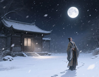 折风渡夜-泽国同学-我折一缕清风渡落雪的夜 深白脚印徘徊谁家房檐-人人钢琴网