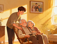 孝心追不上岁月的脚-人人钢琴网